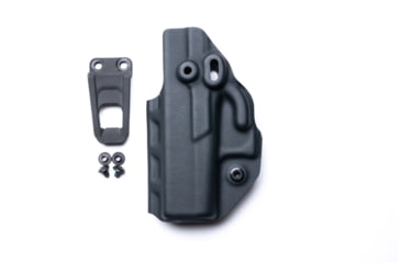 Image of Crucial Concealment Covert IWB Kydex Holster, S&amp;W EZ-9/EZ .380, Ambidextrous, Black, 1159