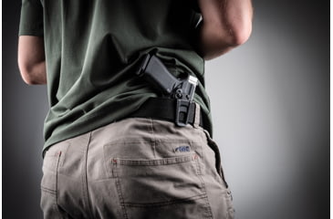 Image of Crucial Concealment Covert IWB Kydex Holster, S&amp;W EZ-9/EZ .380, Ambidextrous, Black, 1159