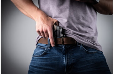 Image of Crucial Concealment Covert IWB Kydex Holster, S&amp;W EZ-9/EZ .380, Ambidextrous, Black, 1159