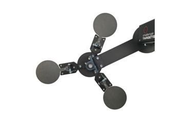 Image of Challenge Targets Propeller Texas Star with 8 Plates, Black CT-PROPELLER-R8