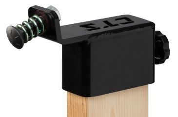 Image of CTS Targets 2x4 Pro Target Hanger, Black, 5.75in L x 2in  W x 3.75H, NSN N CTS-PHS-029