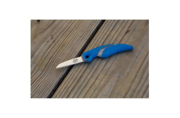 Image of Cuda 2.5in Titanium Bonded Bait Knive, Titanium Bonded Blade, Non-Slip Cuda Scale Pattern Grips, 18834