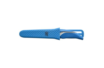 Image of Cuda 3in Titanium Bonded Net Knive With Sheath, German 4116 Corrosion-Resistant Stainless Steel Blade, Non-Slip Cuda Scale Pattern Grip, 18099