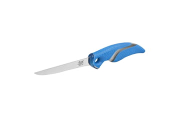 Image of Cuda 4in Titanium Bonded Fillet Knive, German 4116 Corrosion Resistant Stainless Steel Blade, Non-Slip Cuda Scale Pattern Grips, 18853