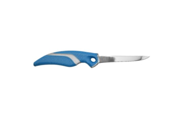 Image of Cuda 4in Titanium Bonded Fillet Knive, German 4116 Corrosion Resistant Stainless Steel Blade, Non-Slip Cuda Scale Pattern Grips, 18853