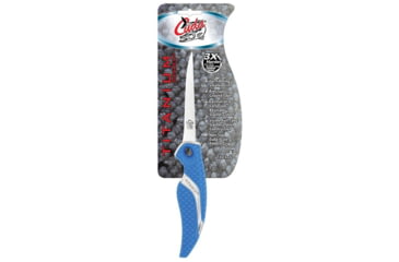 Image of Cuda 4in Titanium Bonded Fillet Knive, German 4116 Corrosion Resistant Stainless Steel Blade, Non-Slip Cuda Scale Pattern Grips, 18853