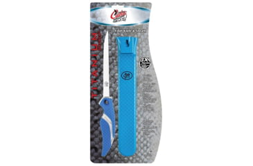 Image of Cuda 6in Flex Fillet Knive And Fishermans Sheath Set, German 4116 Corrosion Resistant Stainless Steel, Non-Slip Cuda Scale Pattern Grip, 18870