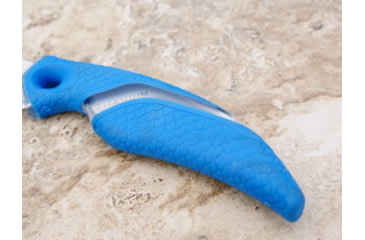 Image of Cuda 9in Titanium Bonded Chunk Knive, Titanium Bonded Blade, Non-Slip Cuda Scale Pattern Grips, 18830