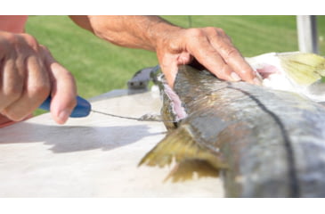 Image of Cuda AquaTuff Fillet Knife with Blade Cover, Blue, 6in, 23045