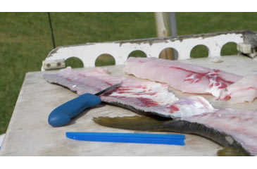 Image of Cuda AquaTuff Fillet Knife with Blade Cover, Blue, 6in, 23045