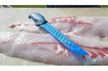 Image of Cuda AquaTuff Fillet Knife with Blade Cover, Blue, 7in, 23064
