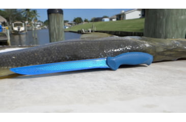 Image of Cuda AquaTuff Fillet Knife with Blade Cover, Blue, 7in, 23064