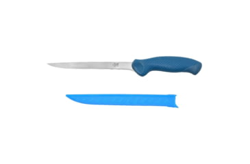Image of Cuda AquaTuff Fillet Knife with Blade Cover, Blue, 7in, 23064