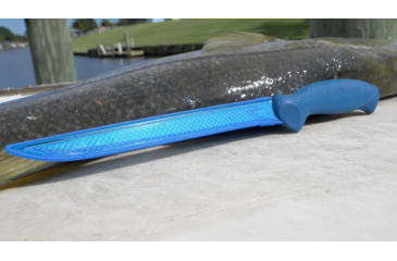 Image of Cuda AquaTuff Fillet Knife with Blade Cover, Blue, 9in, 23047