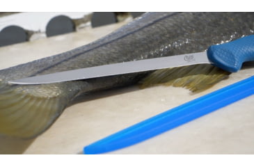 Image of Cuda AquaTuff Fillet Knife with Blade Cover, Blue, 9in, 23047
