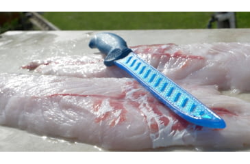 Image of Cuda AquaTuff Fillet Knife with Blade Cover, Blue, 9in, 23047