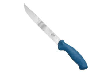 Image of Cuda AquaTuff Serrated Utility Knife with Blade Cover, Blue, 9in, 23048