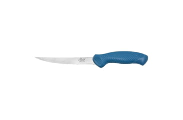 Image of Cuda AquaTuff Wide Fillet Knife with Blade Cover, Blue, 7in, 23046