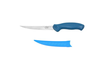 Image of Cuda AquaTuff Wide Fillet Knife with Blade Cover, Blue, 7in, 23046