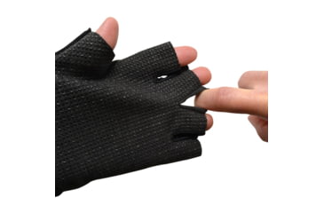 Image of Cuda Cool and Dry Fingerless Gloves, Blue/Black, One Size, 23034