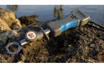 Image of Cuda Digital Grip and Weigh with Lanyard, Blue/Grey, 13in, 23078
