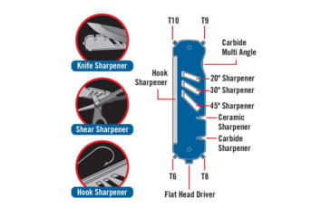 Image of Cuda Knive, Shear And Hook Sharpener w/ Flathead Drivers, 18097