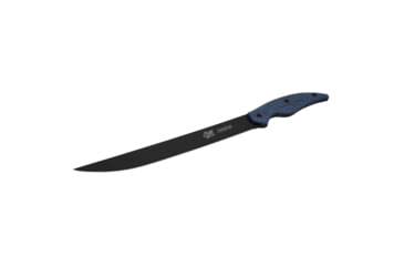Image of Cuda Knives Cuda 10 in Professional Fillet Fixed Blade Knife, 10in, Stainless Steel, Standard Edge, Blue/Black Micarta Handle, 18131