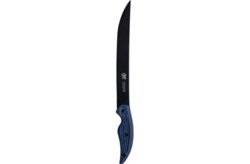 Image of Cuda Knives Cuda 10 in Professional Fillet Fixed Blade Knife, 10in, Stainless Steel, Standard Edge, Blue/Black Micarta Handle, 18131