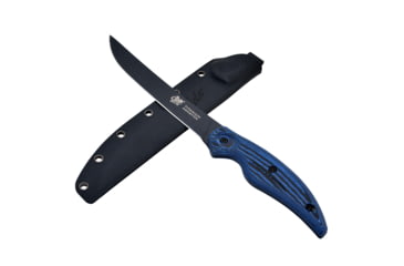 Image of Cuda Knives Cuda 7 in Wide Fillet Fixed Blade Knife, 7in, Standard Edge, Black, 18126