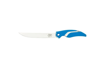 Image of Cuda Knives Cuda Flex Fillet 7 Fixed Blade Knife, 7in, German 4116 Steel, Standard Edge, Blue, Synthetic Handle, 18090