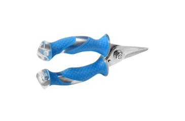 Image of Cuda Knives Cuda Mini Snip, 5.25 overall, Blue non-slip Cuda pattern synthetic handle, 23028