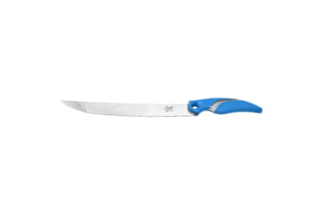 Image of Cuda Knives Cuda Semi Flex Fillet 10 in Fixed Blade Knife, 10in, German 4116 Steel, Standard Edge, Blue, Synthetic Handle, 18120