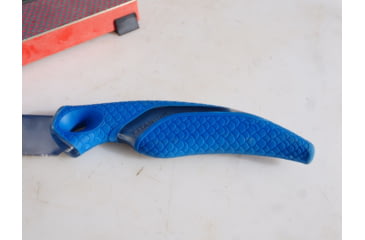 Image of Cuda Knives Cuda Semi Flex Fillet 10 in Fixed Blade Knife, 10in, German 4116 Steel, Standard Edge, Blue, Synthetic Handle, 18120