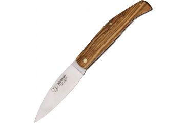Image of Cudeman Medium Olive Wood Folder Knife CUD444L