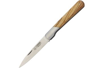 Image of Cudeman Olive Wood Folder Folding Knife,3.5in,Standard Edge,Olive Wood Handle CUD409L