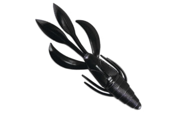 Image of Culprit Flutter Craw, 4in, 6 Pack, Black, IB406-10
