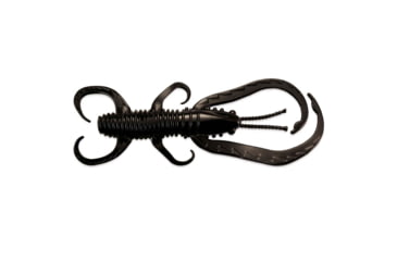 Image of Culprit Flutter Craw, 4in, 8 Pack, Black, FC408-10