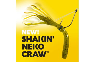 Image of Culprit Shakin 4.5 in Neko Craw, Green Pumpkin Blue Flake, NC412-70