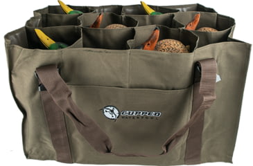 Image of Cupped Waterfowl Outdoors 12 Slot Duck Bag, Green, CU8017