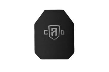 Image of Custom Armor Group 4s17 NIJ 0101.06 Level IV Stand Alone Armor Plate, Shooters Cut, 10in x 12in, 4S17-SC-10X12