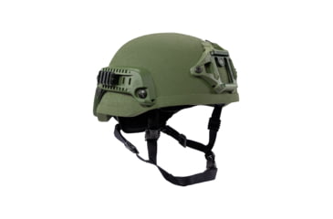 Image of Custom Armor Group 501 Mid Cut Fully Loaded Level IIIA Advanced Combat Helmet, OD Green, Large, CAG-501-MC-FL-LG-OD