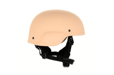 Image of Custom Armor Group 501 Standard Cut Fully Loaded Level IIIA Advanced Combat Helmet, Desert Tan, Large, CAG-501-SC-FL-LG-DT