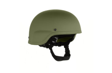 Image of Custom Armor Group 501 Standard Cut Fully Loaded Level IIIA Advanced Combat Helmet, OD Green, Small, CAG-501-SC-FL-SM-OD