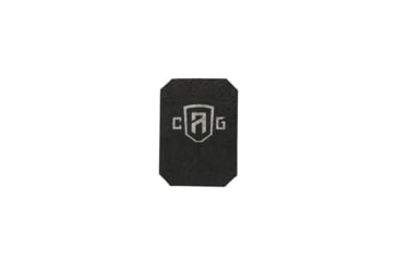 Image of Custom Armor Group AR500 Rhino Coated Level III Stand Alone Steel Armor Plate, 5in x 7in, AR500-5X7