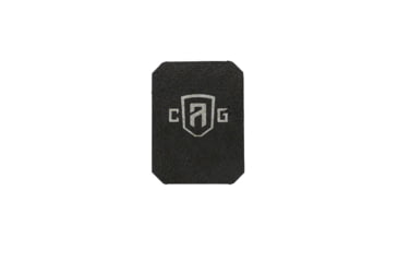 Image of Custom Armor Group AR500 Rhino Coated Level III Stand Alone Steel Armor Plate, 6in x 8in, AR500-6X8