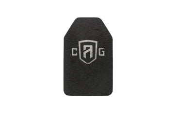 Image of Custom Armor Group AR500 Rhino Coated Level III Stand Alone Steel Armor Plate, 7.25in x 11.5in, AR500-SAPI-XS