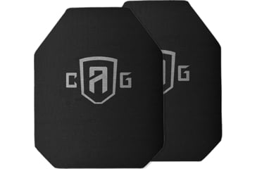 Image of Custom Armor Group GPC 2.0 Lightweight LEVEL IV Ceramic Plates Armor Kit, Black, 10x12in, CAG GPC 2.0 L4