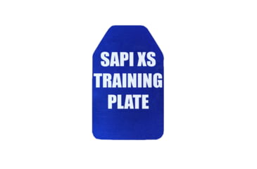 Image of Custom Armor Group Non Ballistic Blue Marked SAPI Multi Curve Training Plate, 11in x 14in, GTP-MC-SAPI-XL-NY