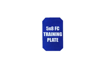 Image of Custom Armor Group Non Ballistic Blue Marked SAPI Training Plate, 5in x 8in, GTP-SC-FC-58-NY