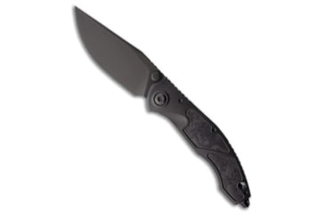 Image of Custom Knife Factory Custom Knife Factory Marfione Sokosha DLC Titanium 3.75" DLC, Black, Bohler M398, adult, BHQ-219447